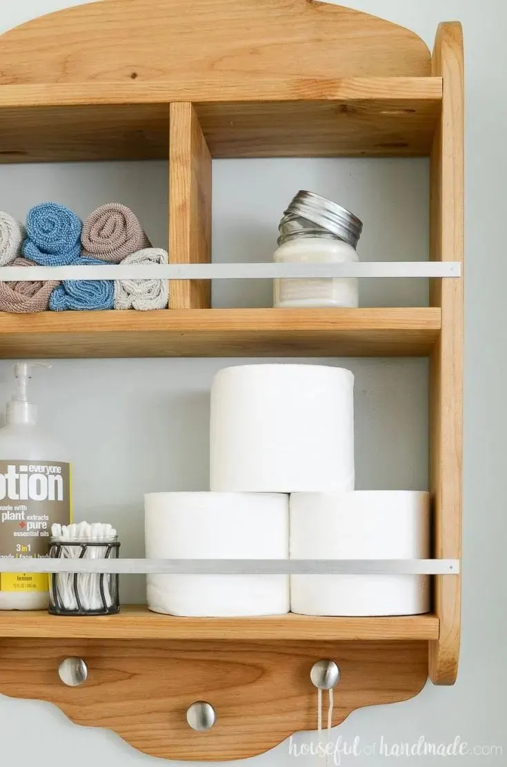 DIY Bathroom Storage