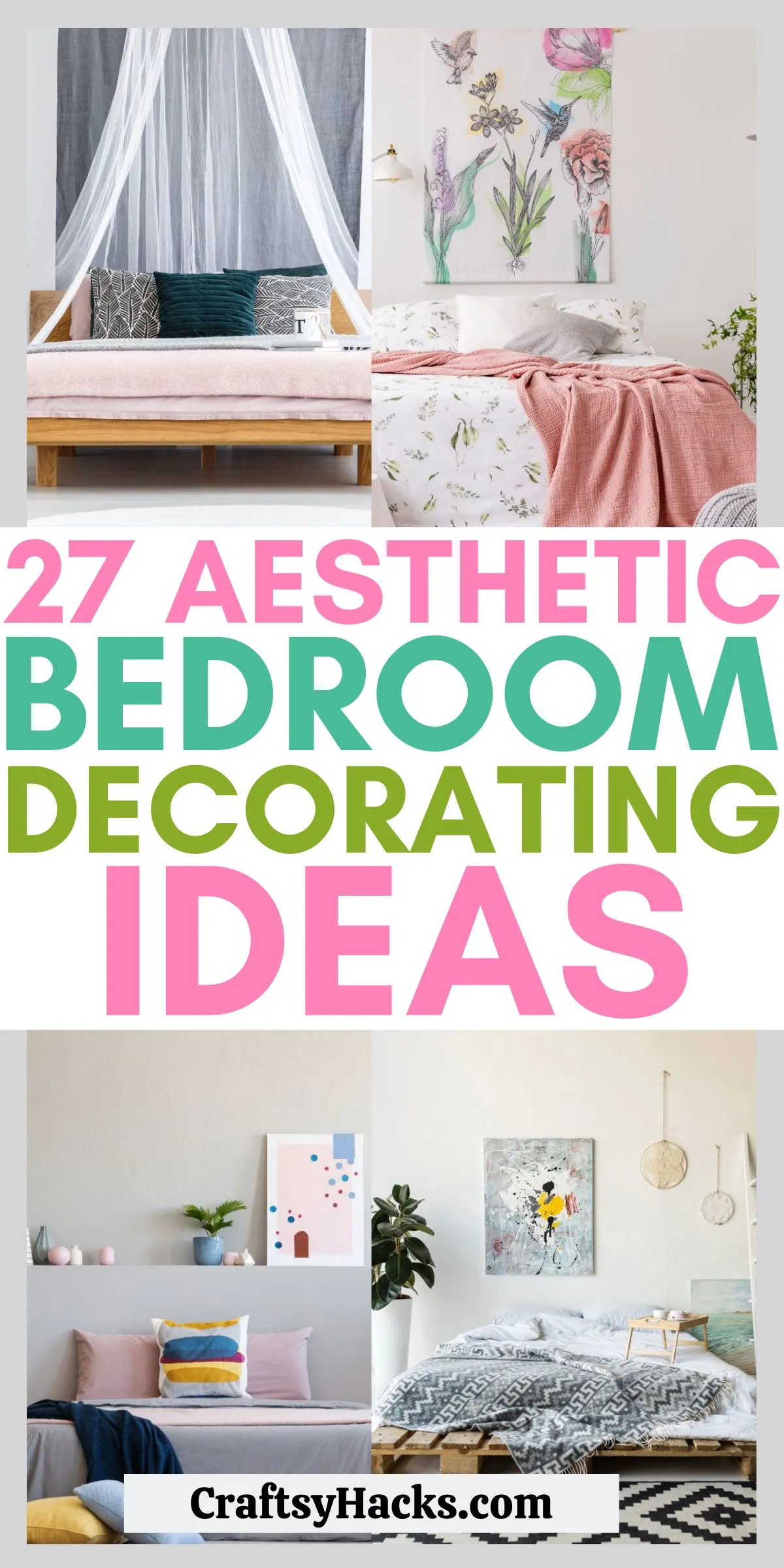 50 T Ng Room Decor Diy Aesthetic Cho Ph Ng Ng P H N   27 Aesthetic Bedroom Ideas 1 .webp