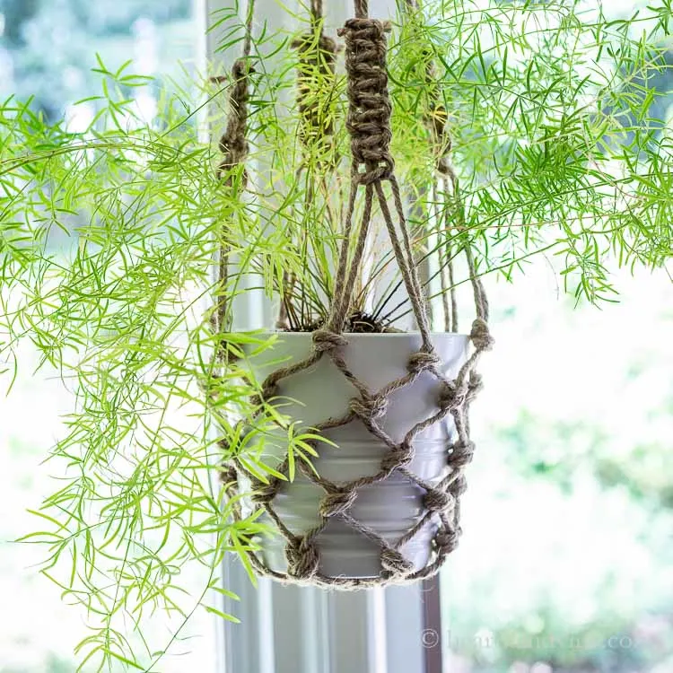 Fishnet Hanging Planter