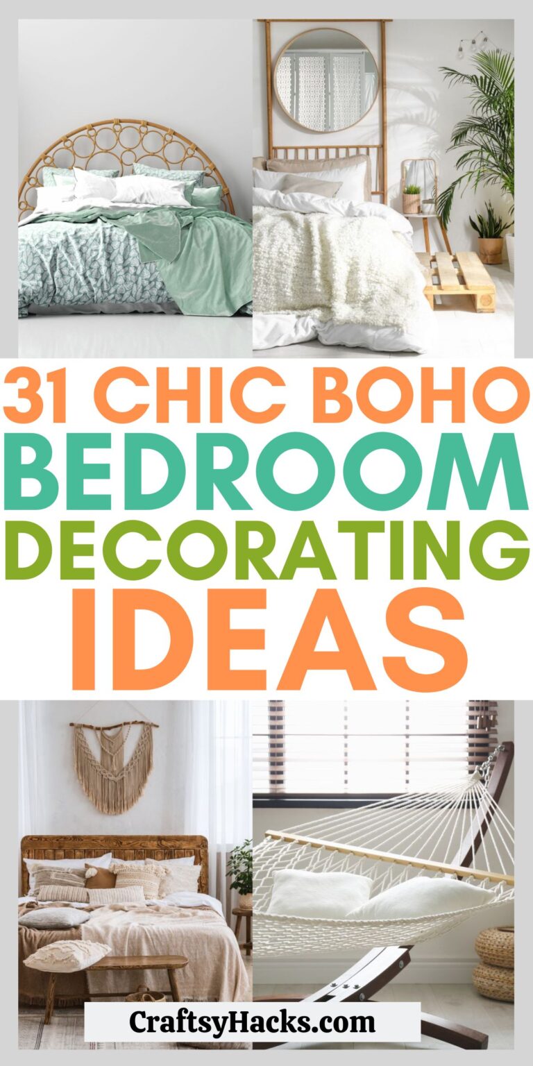31 Chic Boho Bedroom Decor Ideas - Craftsy Hacks