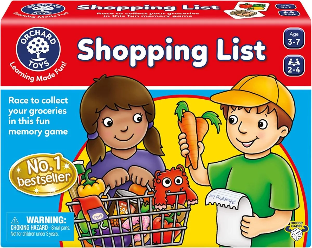 Shopping List Memory Game