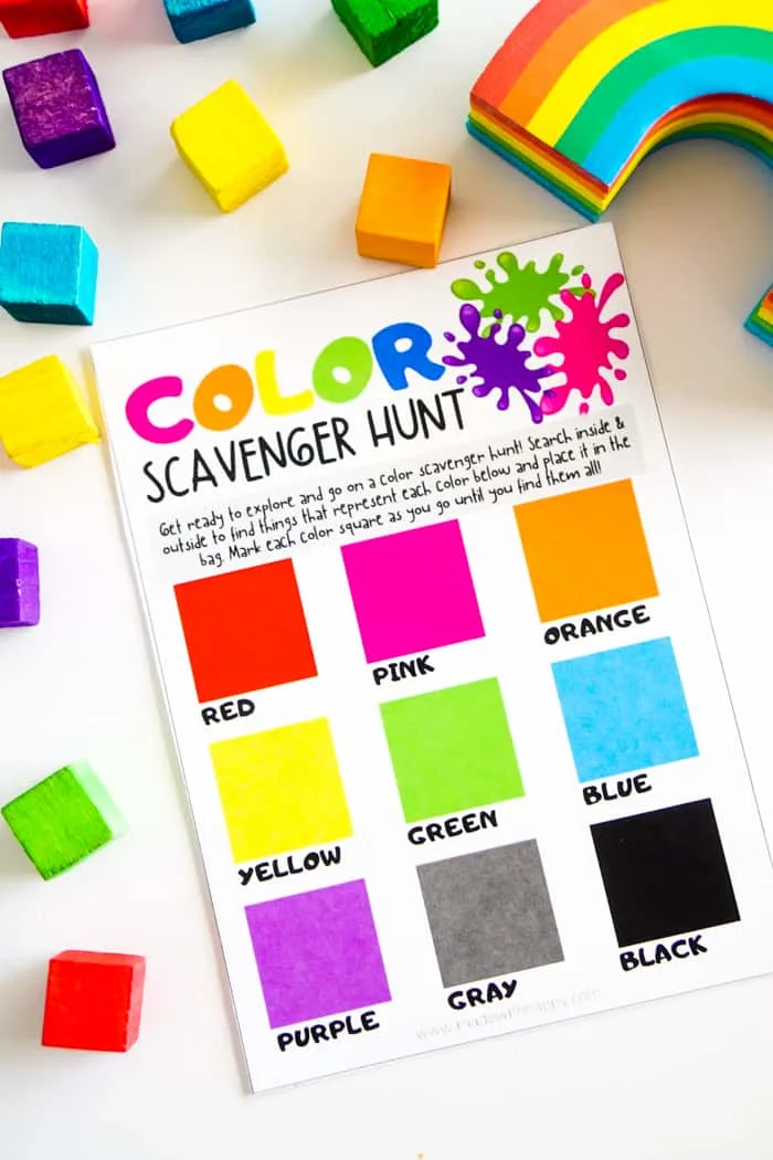 Colour Scavenger Hunt