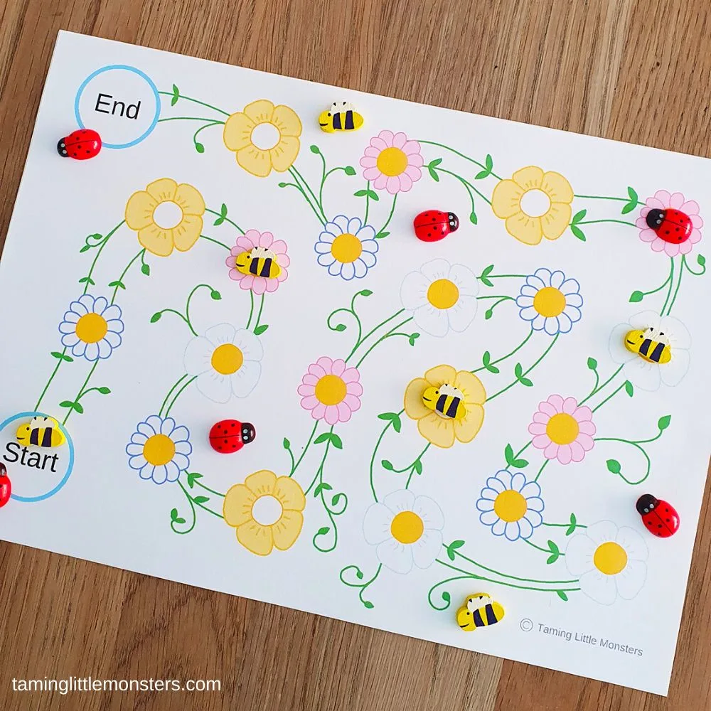 Spring Flowers Math Game