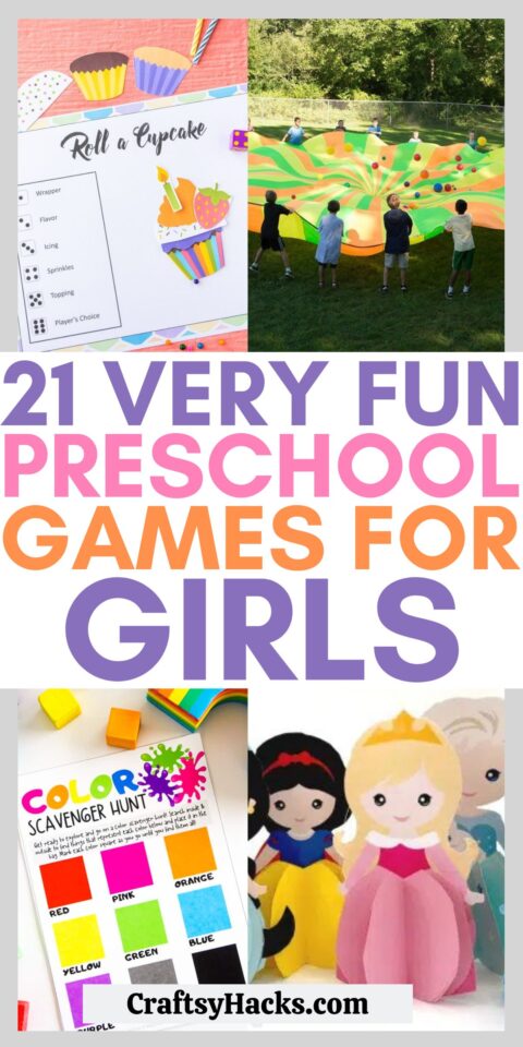 21 Preschool Games for Girls to Play - Craftsy Hacks