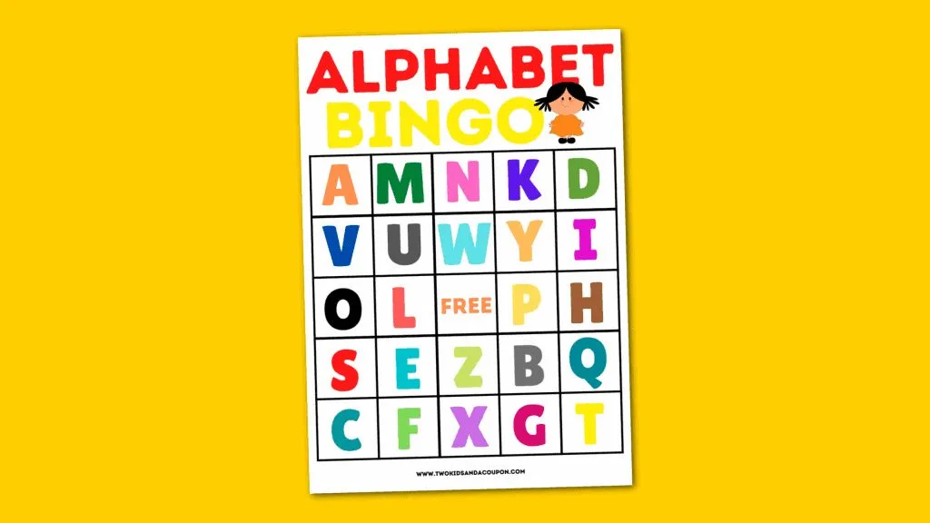 Alphabet Bingo Game