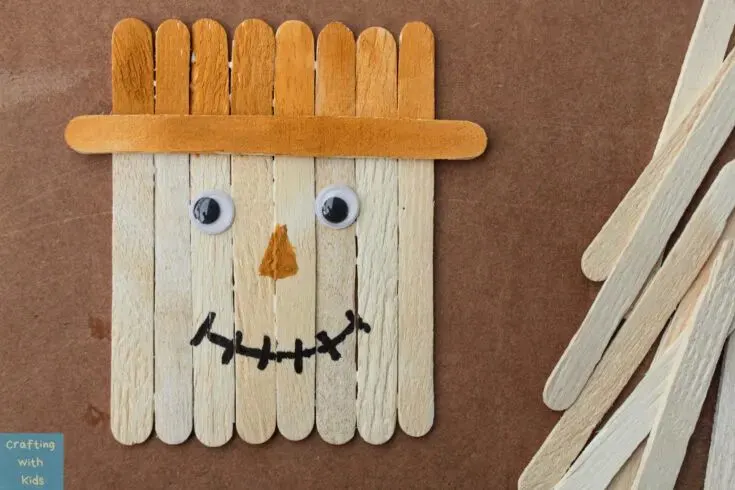 Popsicle Stick Scarecrow