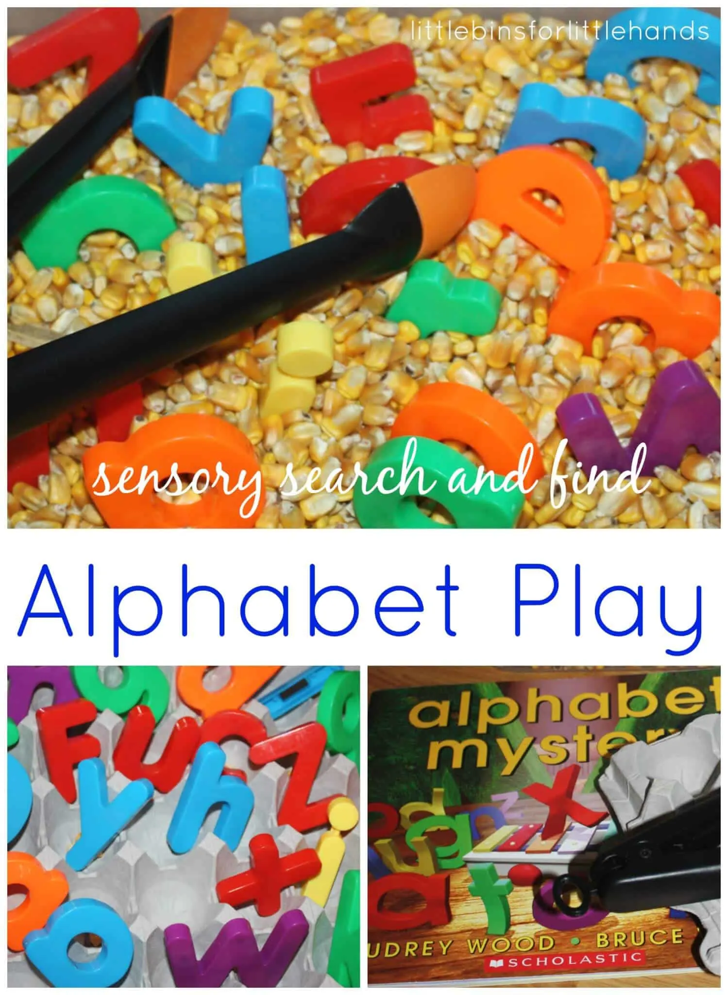 Alphabet Sensory Bin