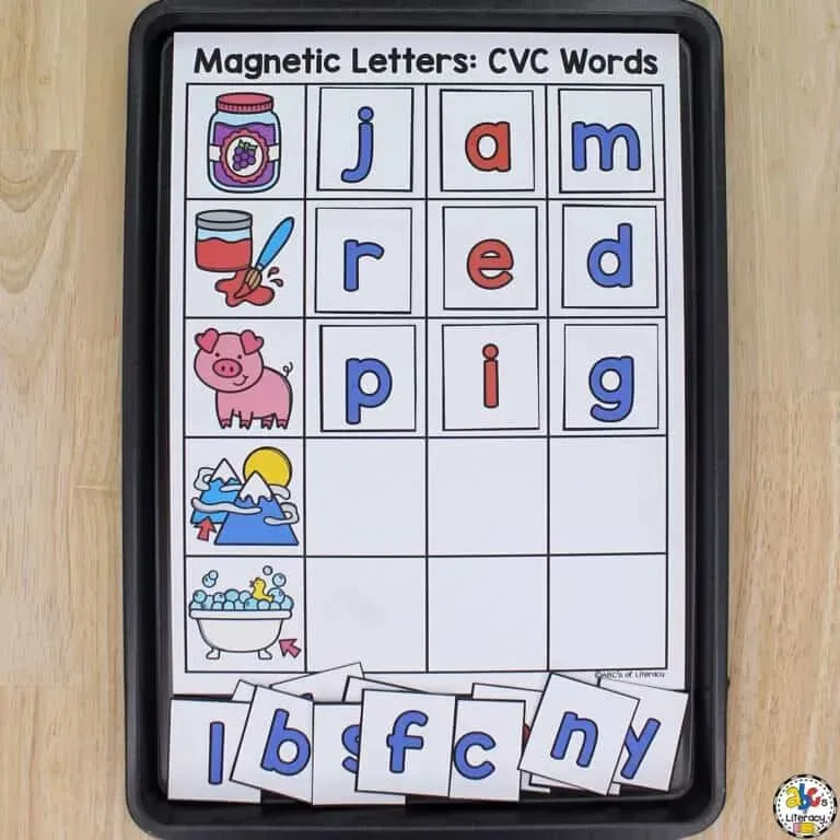 Magnetic Letter Match