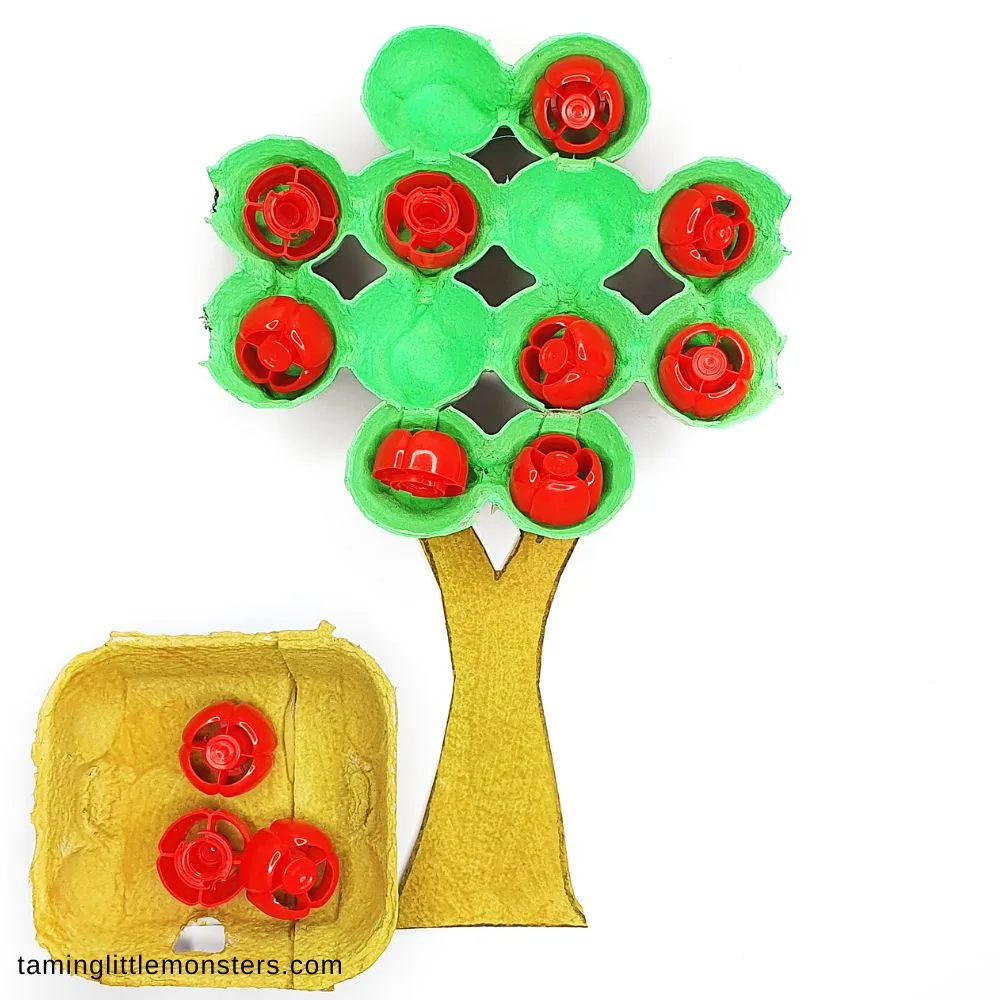 Egg Carton Apple Tree