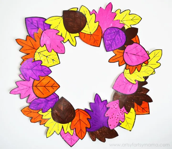 Fall Leaf Wreath