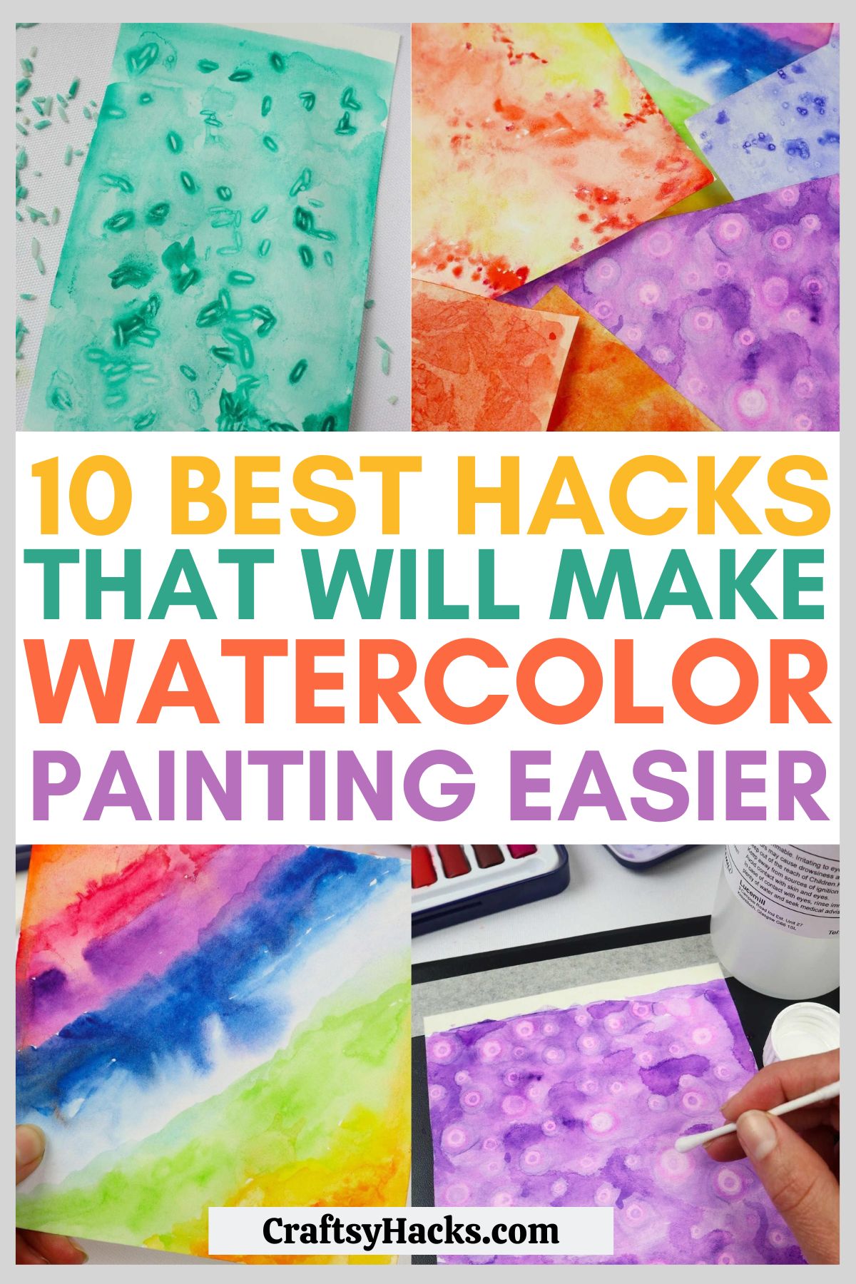 watercolor hacks
