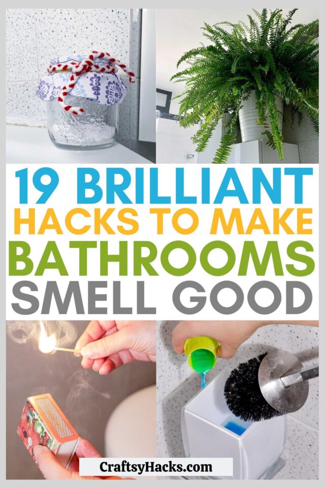19 Ways to Freshen Up Smelly Bathroom - Craftsy Hacks