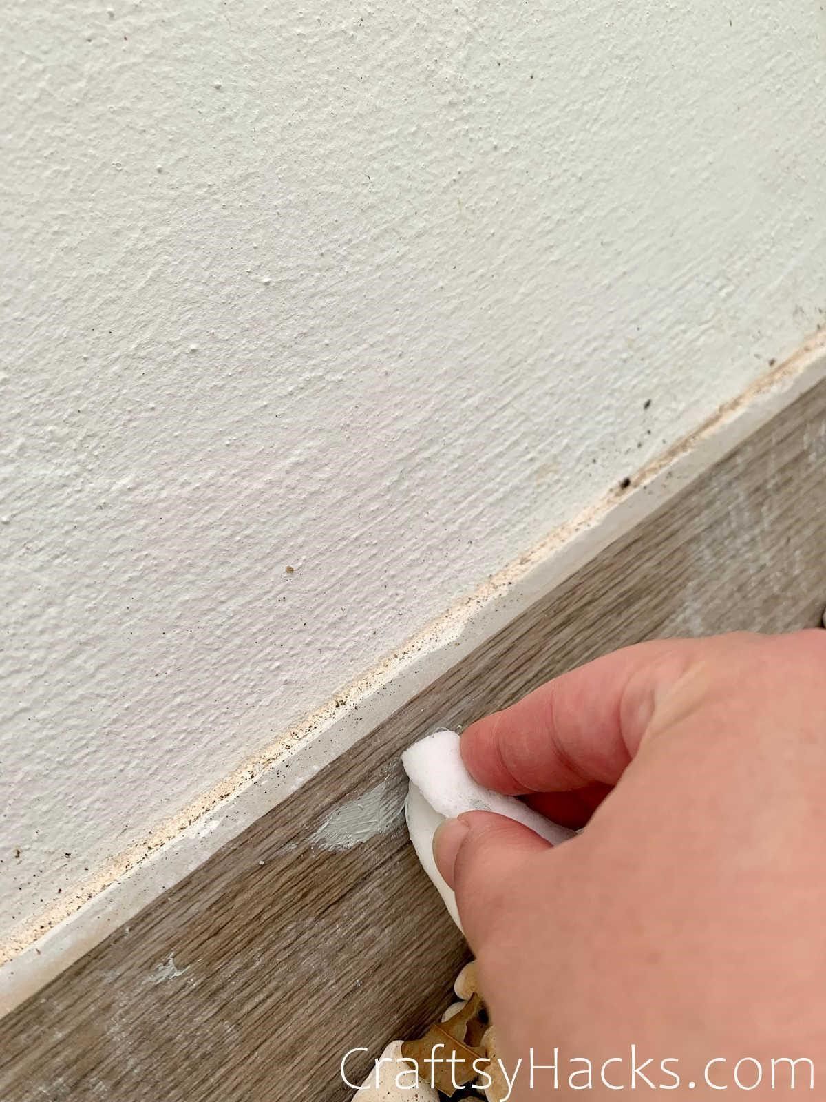 get rid of residue paint