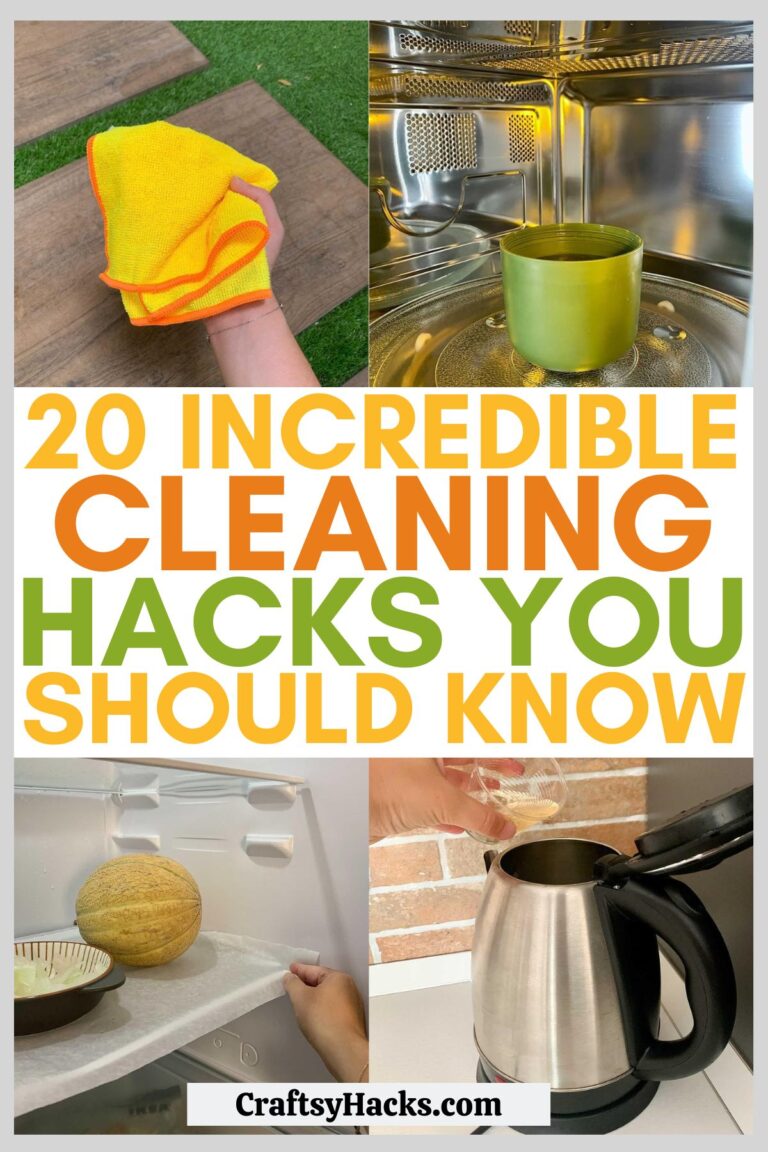 20 Cleaning Hacks That Will Save You A Ton Of Time