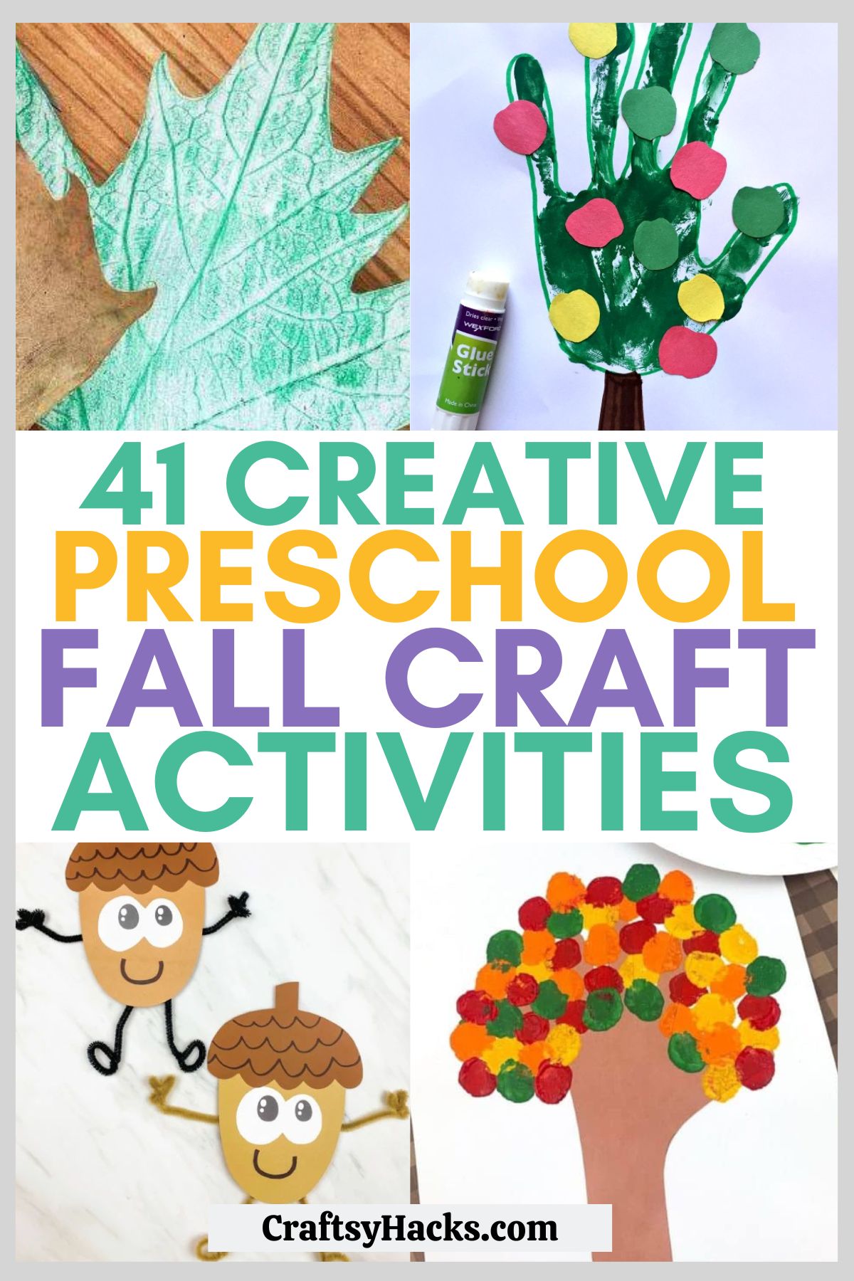 fall craft activities for preschoolers
