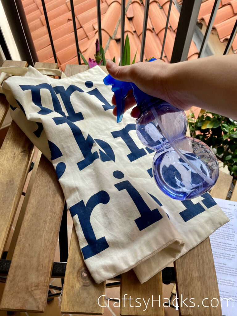 disinfect reusable grocery bags