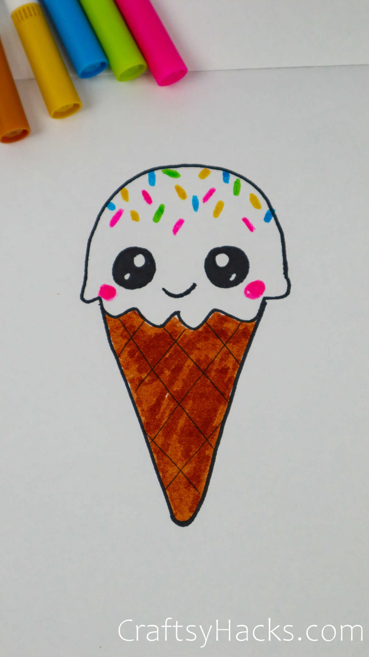 How to Draw Ice Cream for Kids - How to Draw Easy-saigonsouth.com.vn
