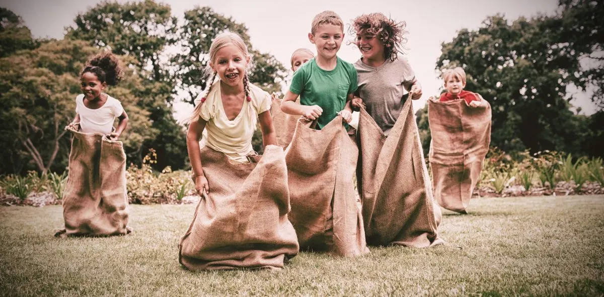 potato sack race