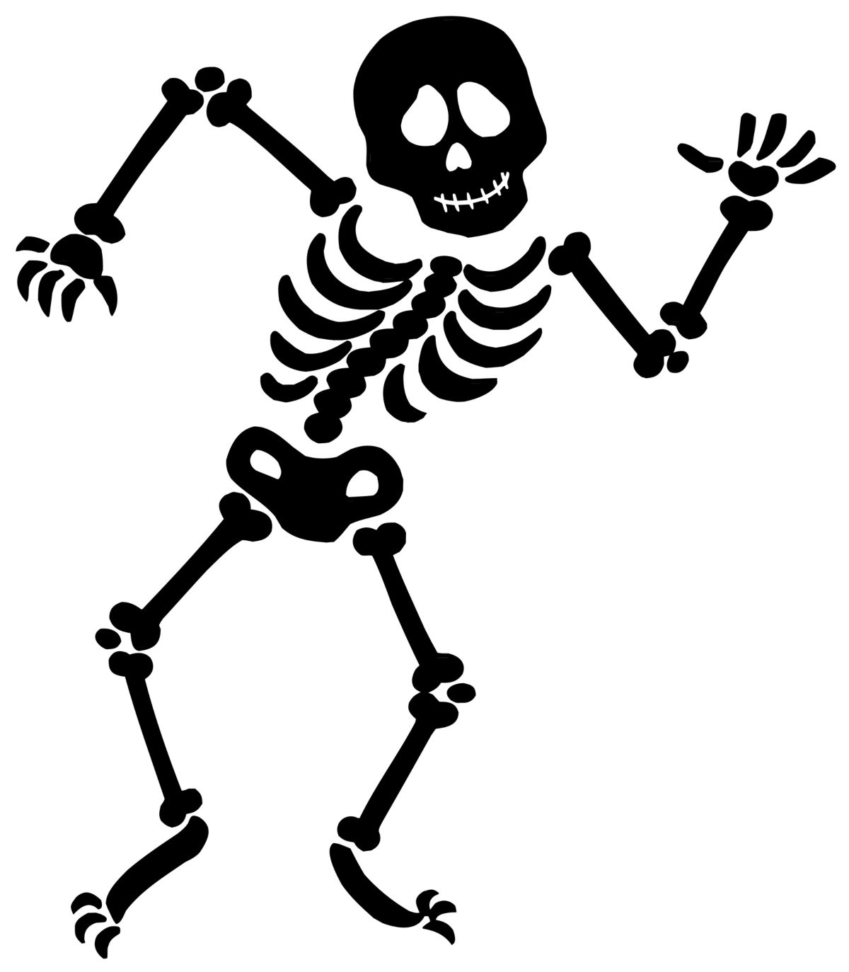 label a skeleton