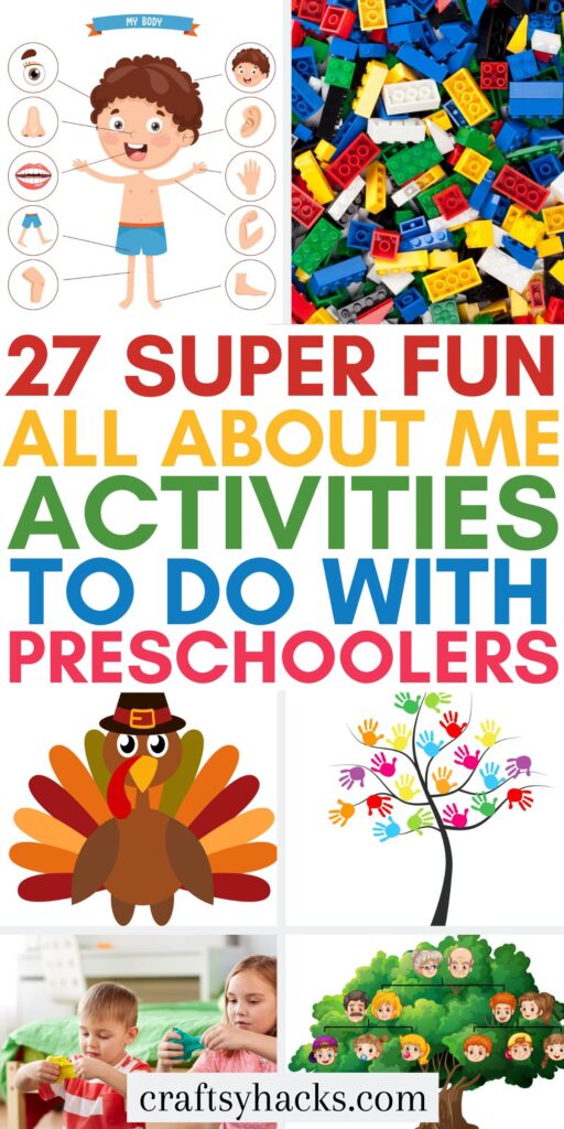 27 All About Me Activities for Preschoolers Lesson Plans