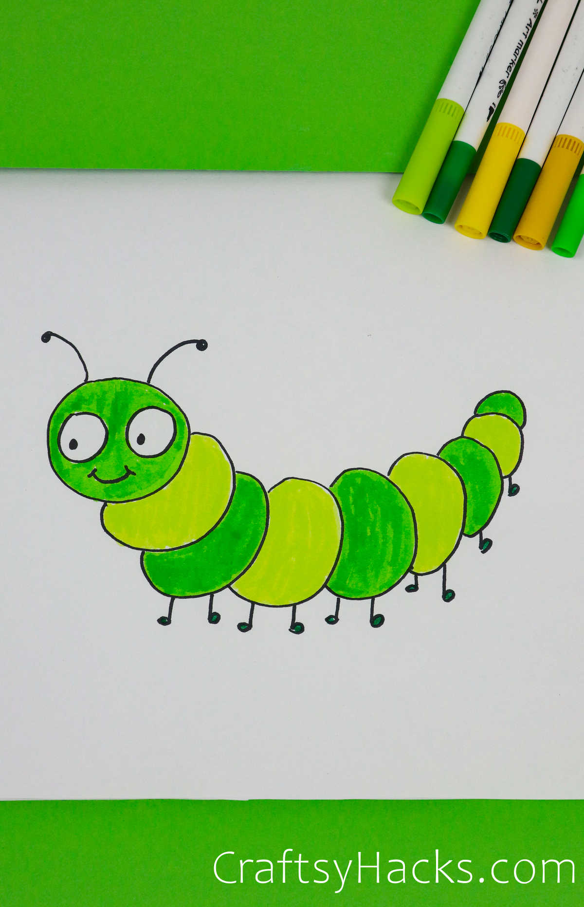caterpillar doodle