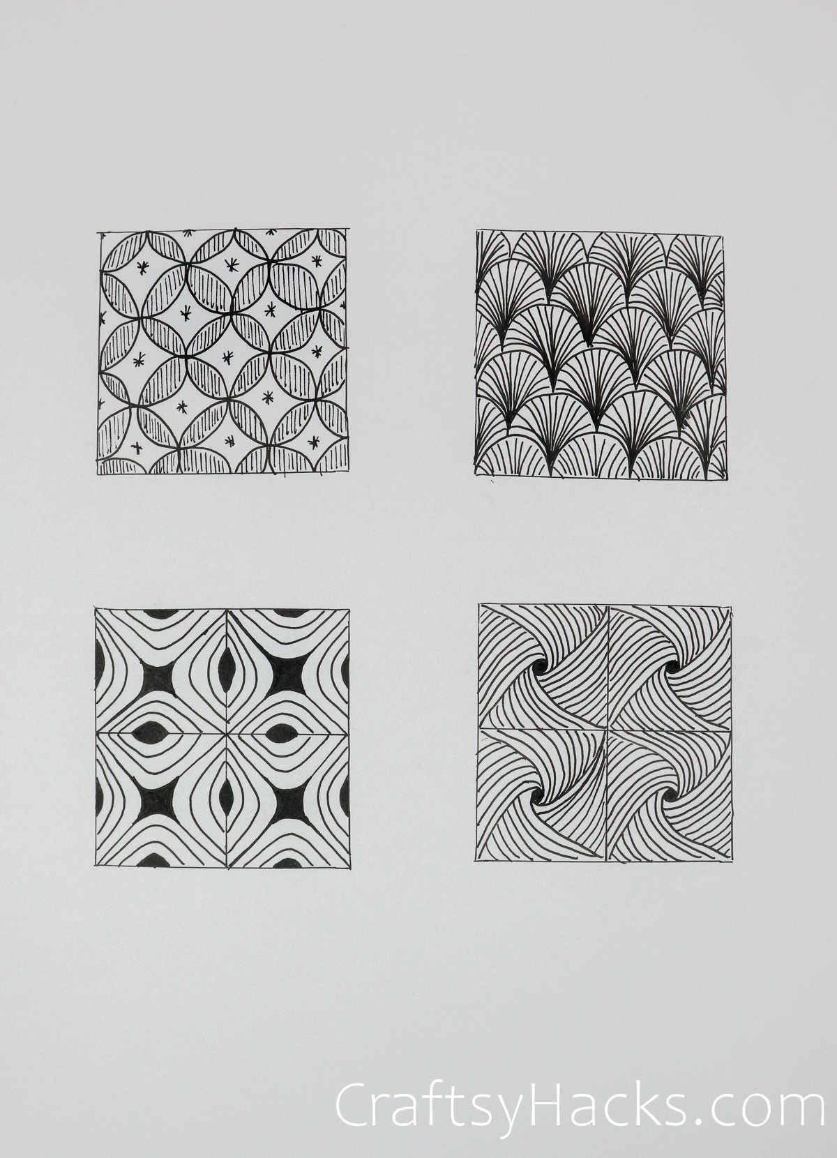 1- 4 patterns