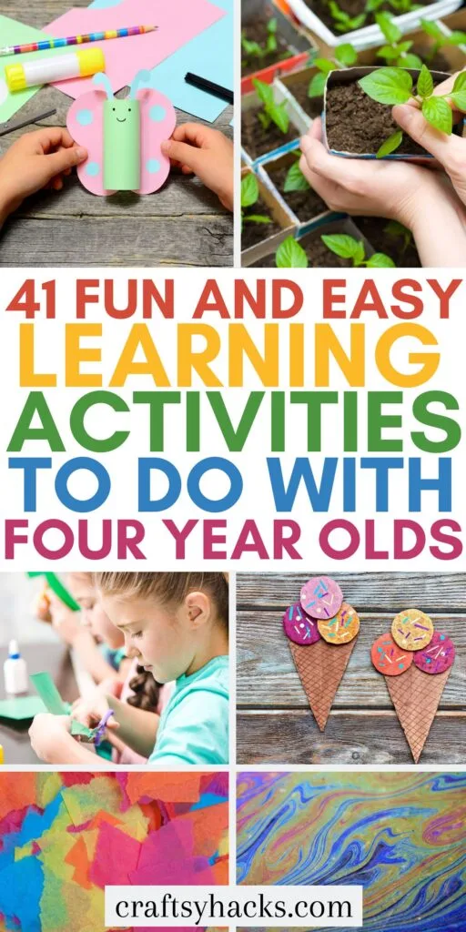 Learning Activities for 4 year olds