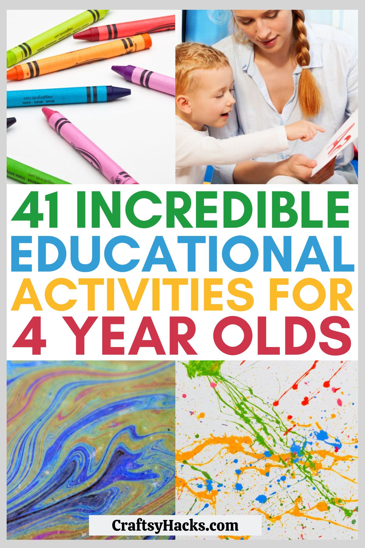 learning activities for 4 year olds