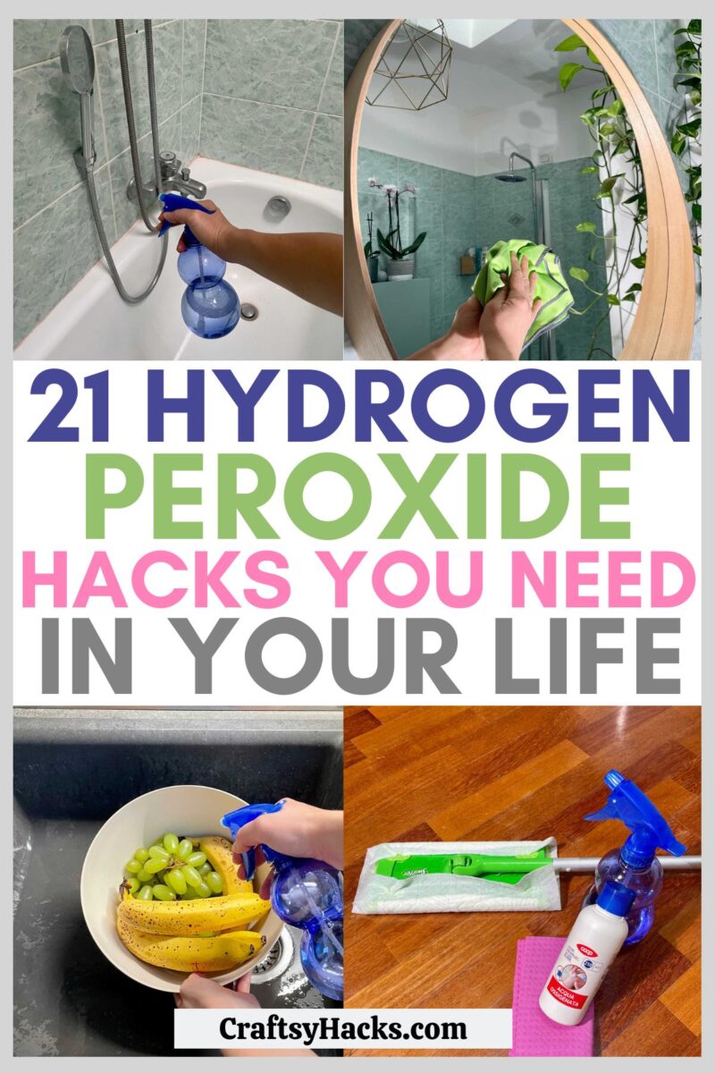 21 Brilliant Hydrogen Peroxide Hacks - Craftsy Hacks