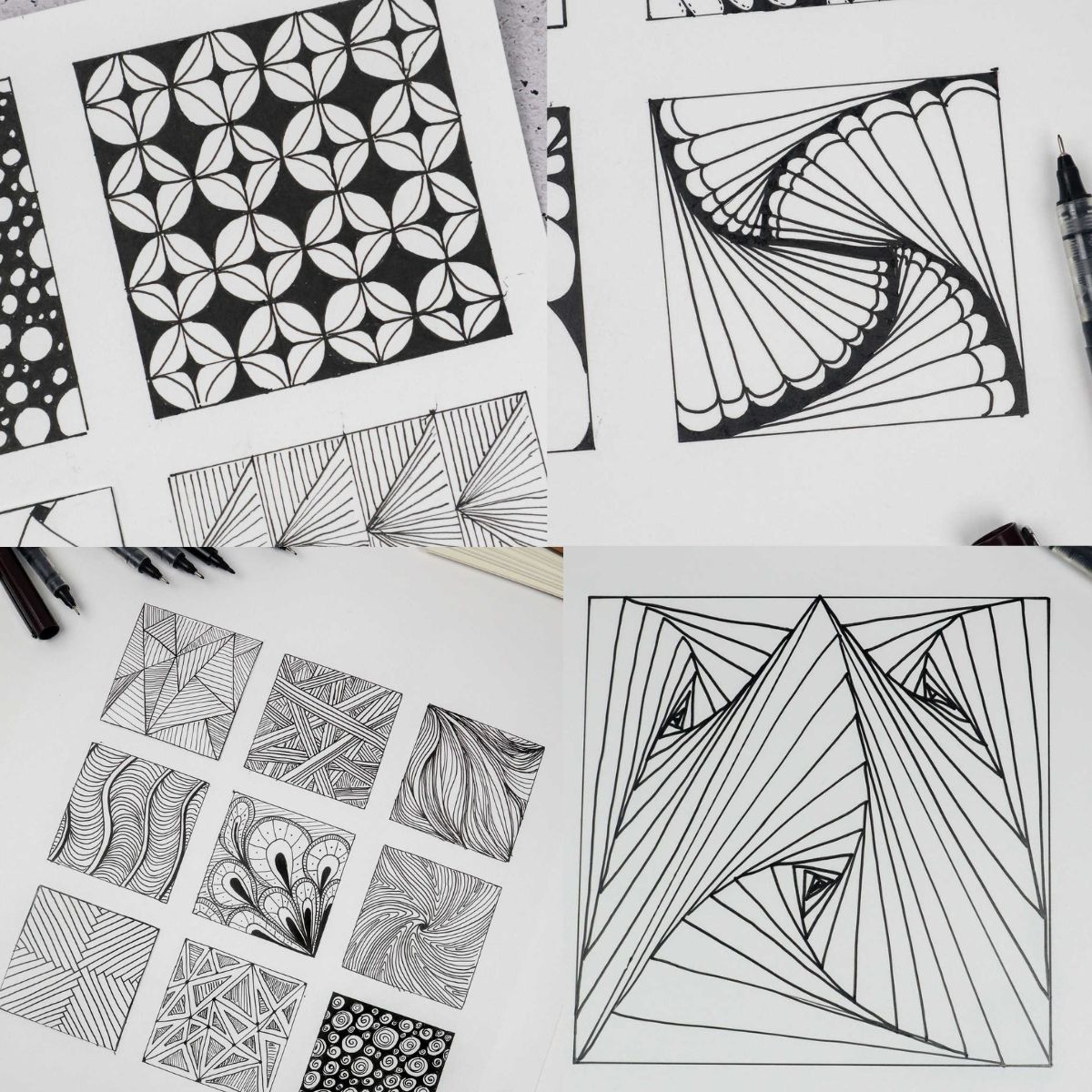 pretty patterns to draw simple