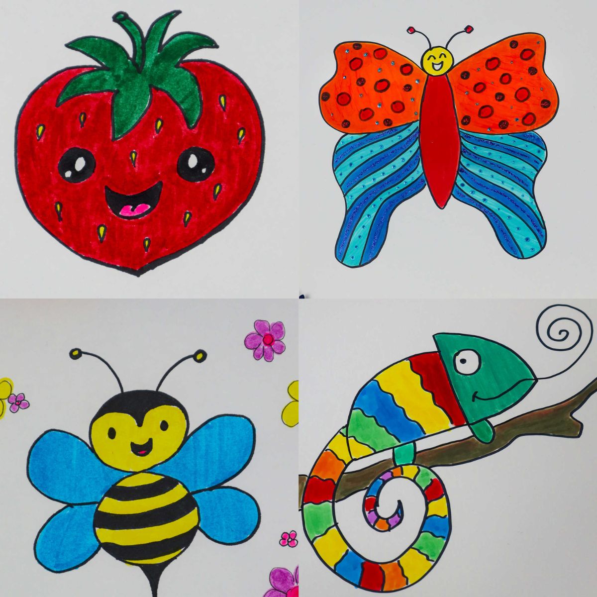 40 Easy Drawing Ideas for Kids - Craftsy Hacks