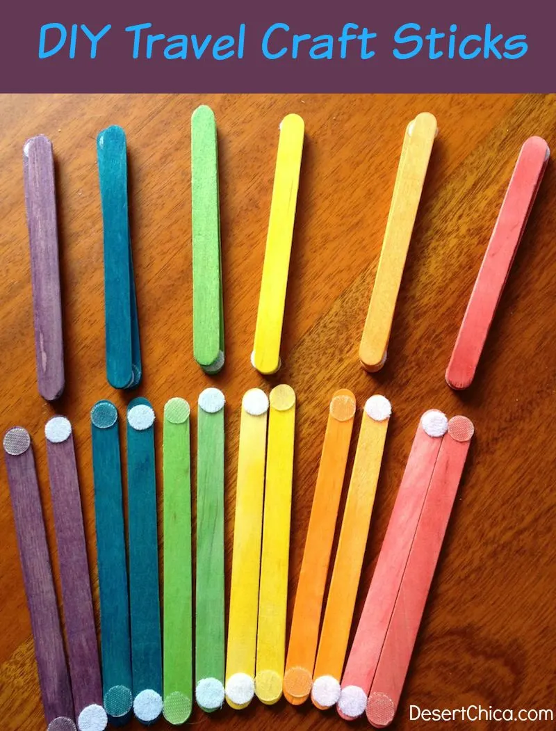 DIY Travel Craft Sticks