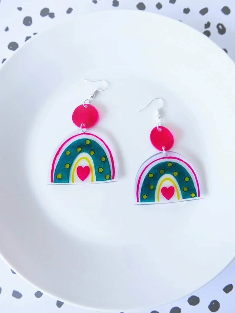 rainbow earrings