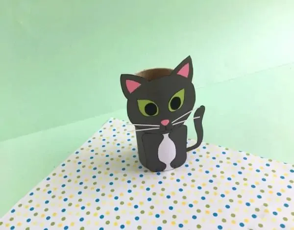 toilet paper roll cat craft