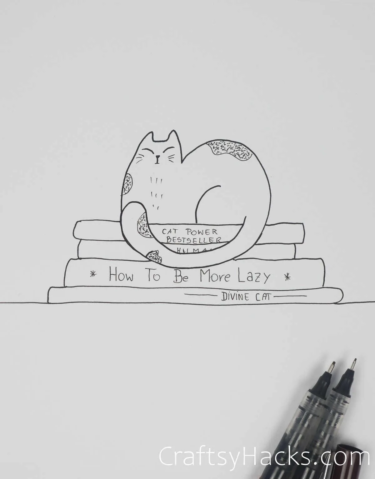 bookstore or literary cat