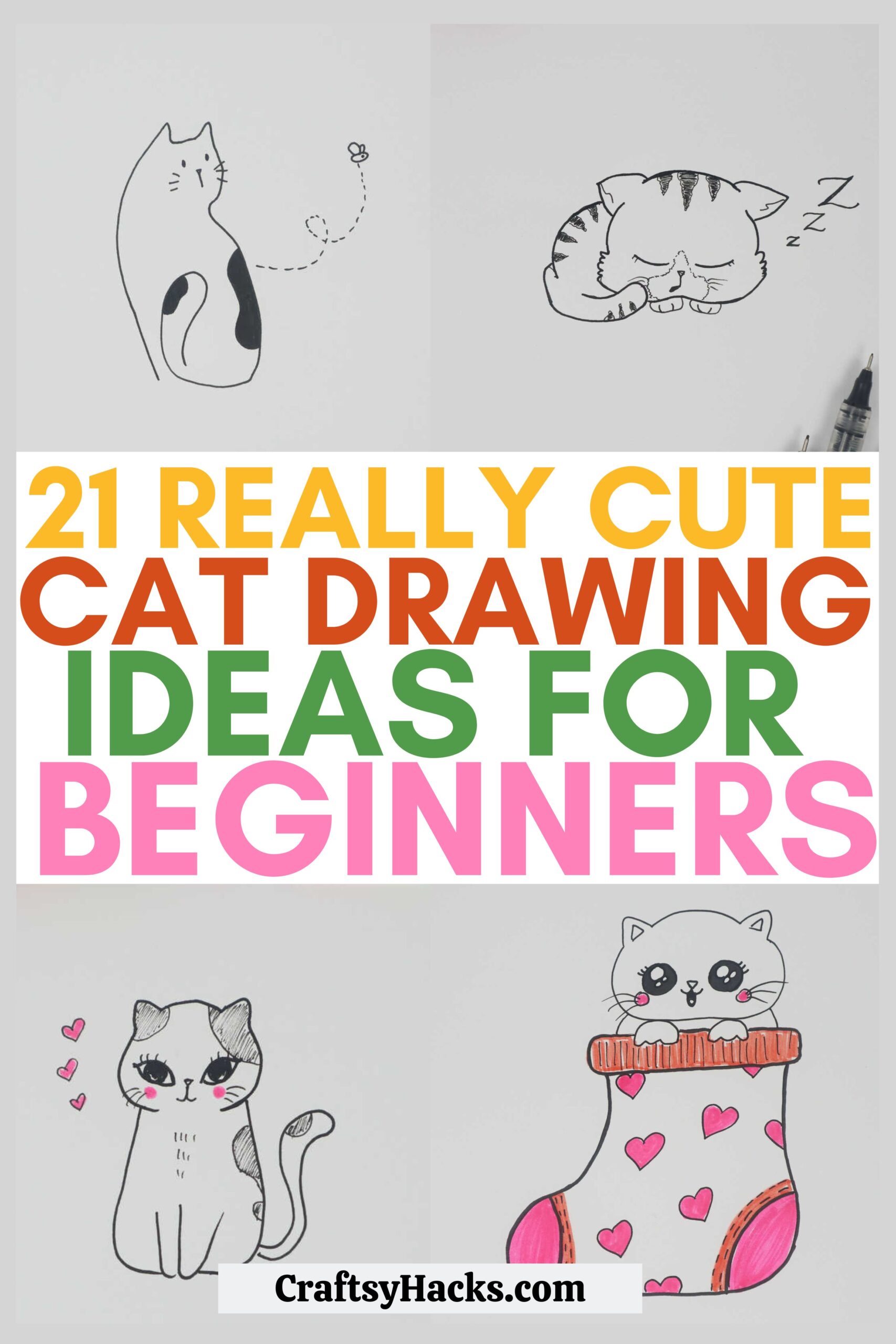 cat drawing ideas
