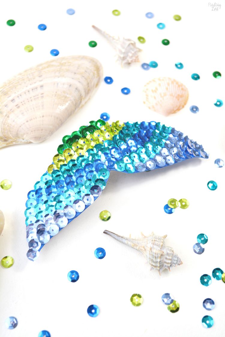 mermaid hair clip