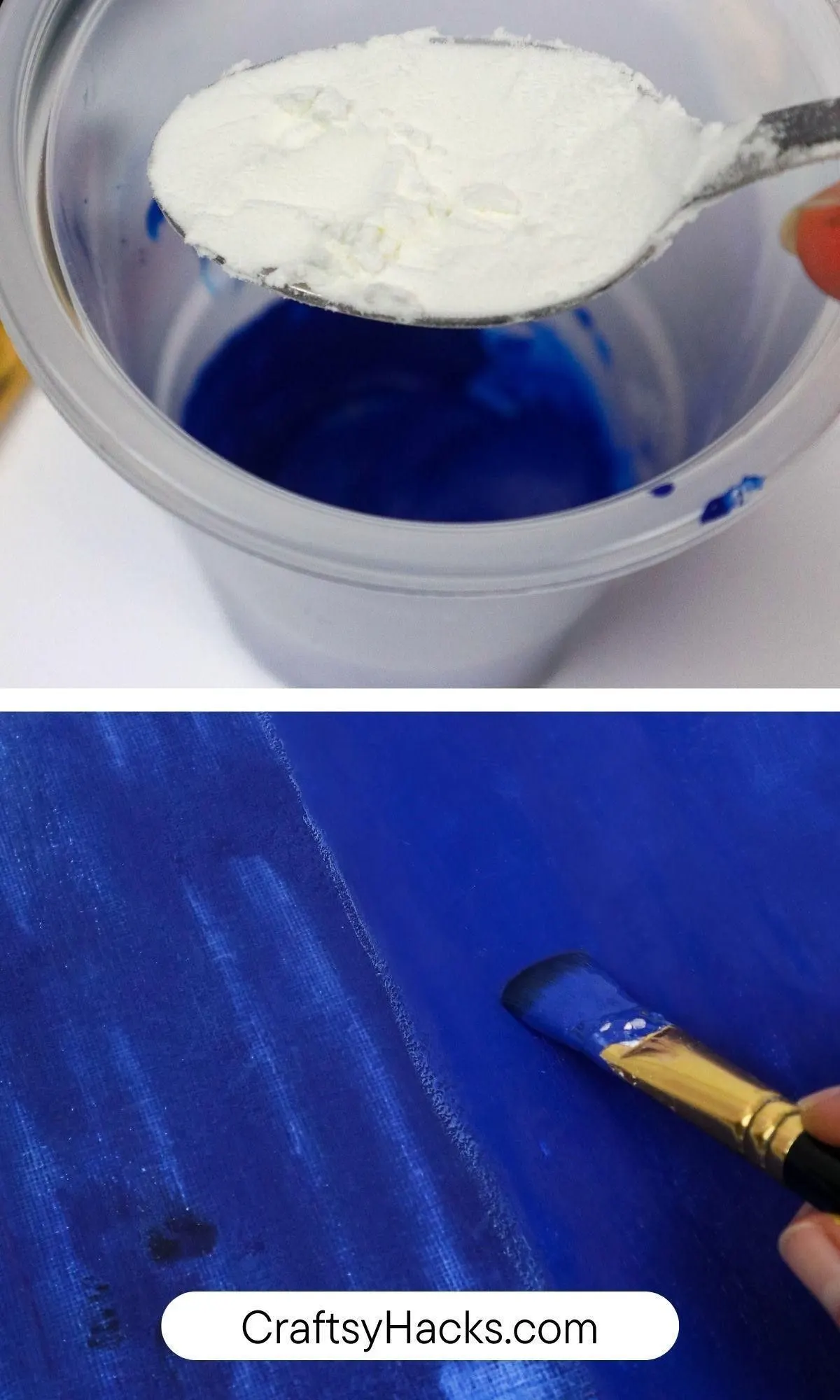 create texture with cornstarch