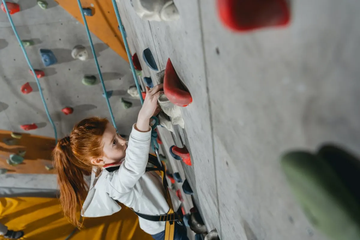 indoor rock climbing