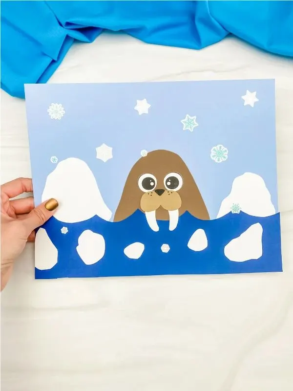 walrus arctic animal craft