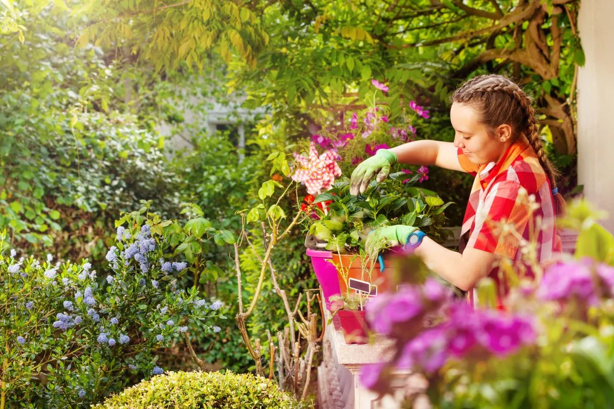 try gardening