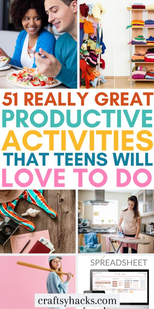 productive activity ideas for teens