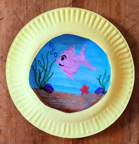 paper plate submarine craft