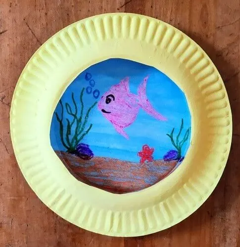 paper plate submarine craft