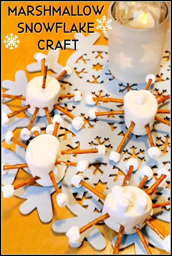 Marshmallow Snowflake Craft