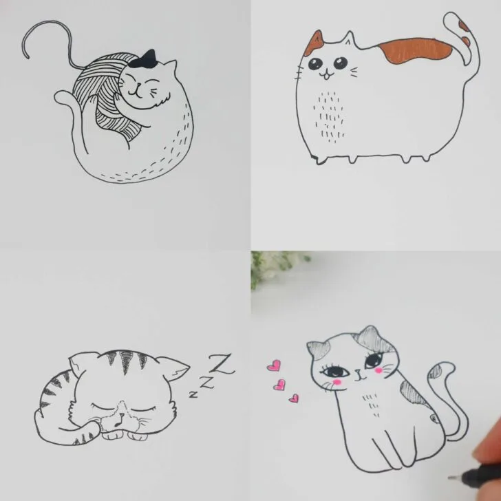 cat drawing ideas
