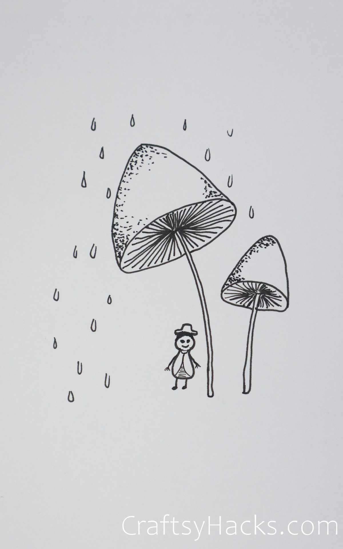 mushroom drawing