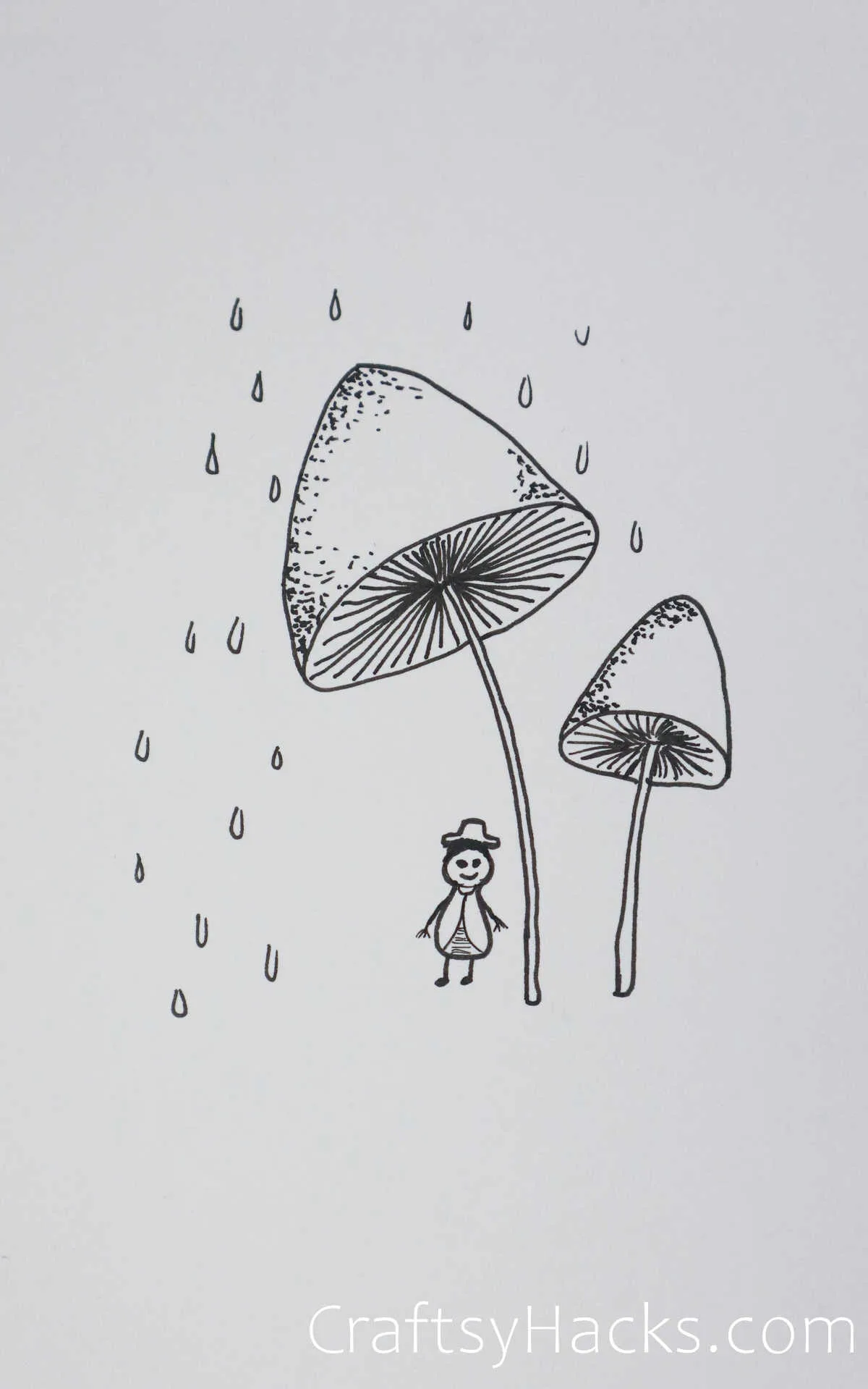 mushroom drawing