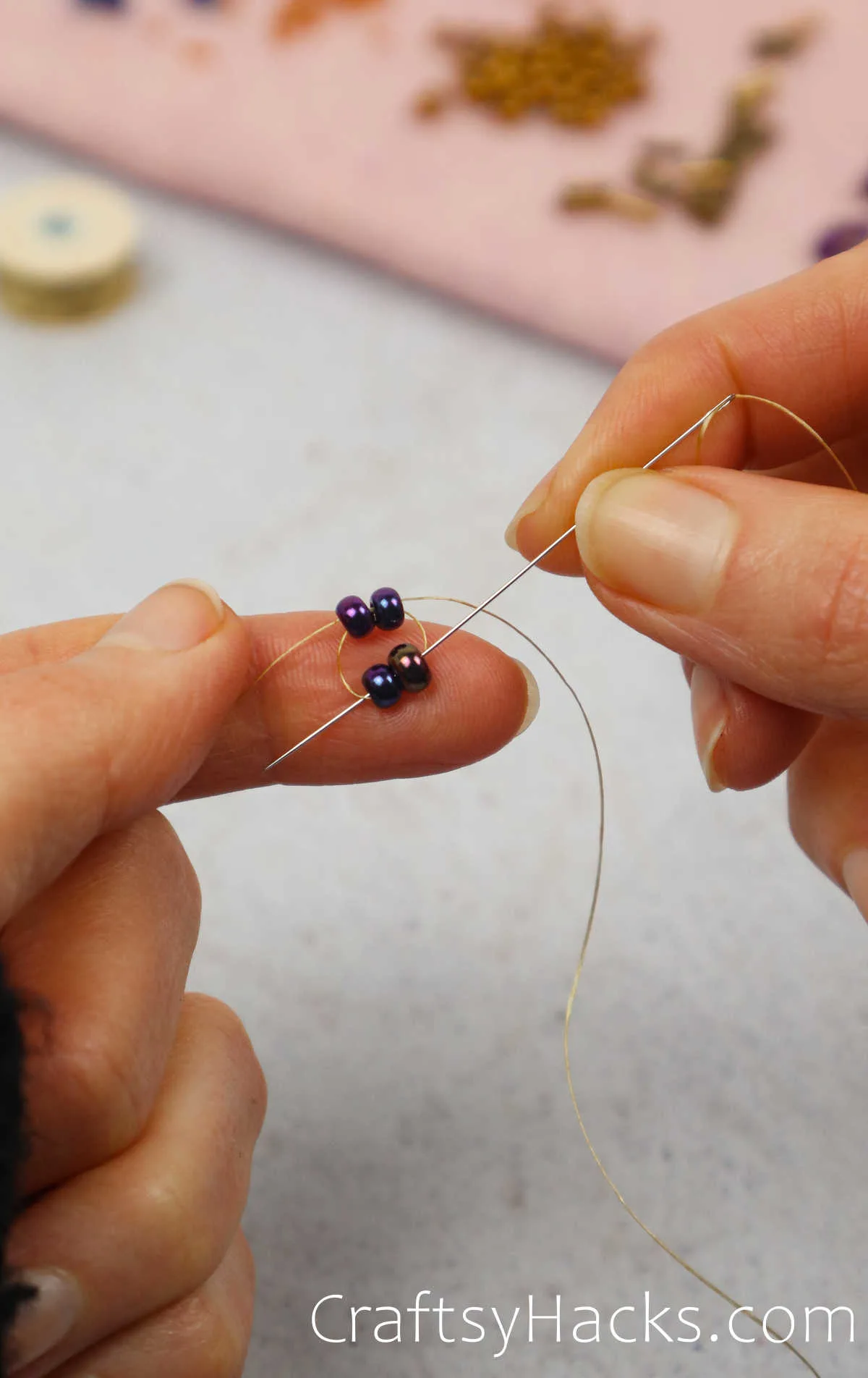 ladder stitch