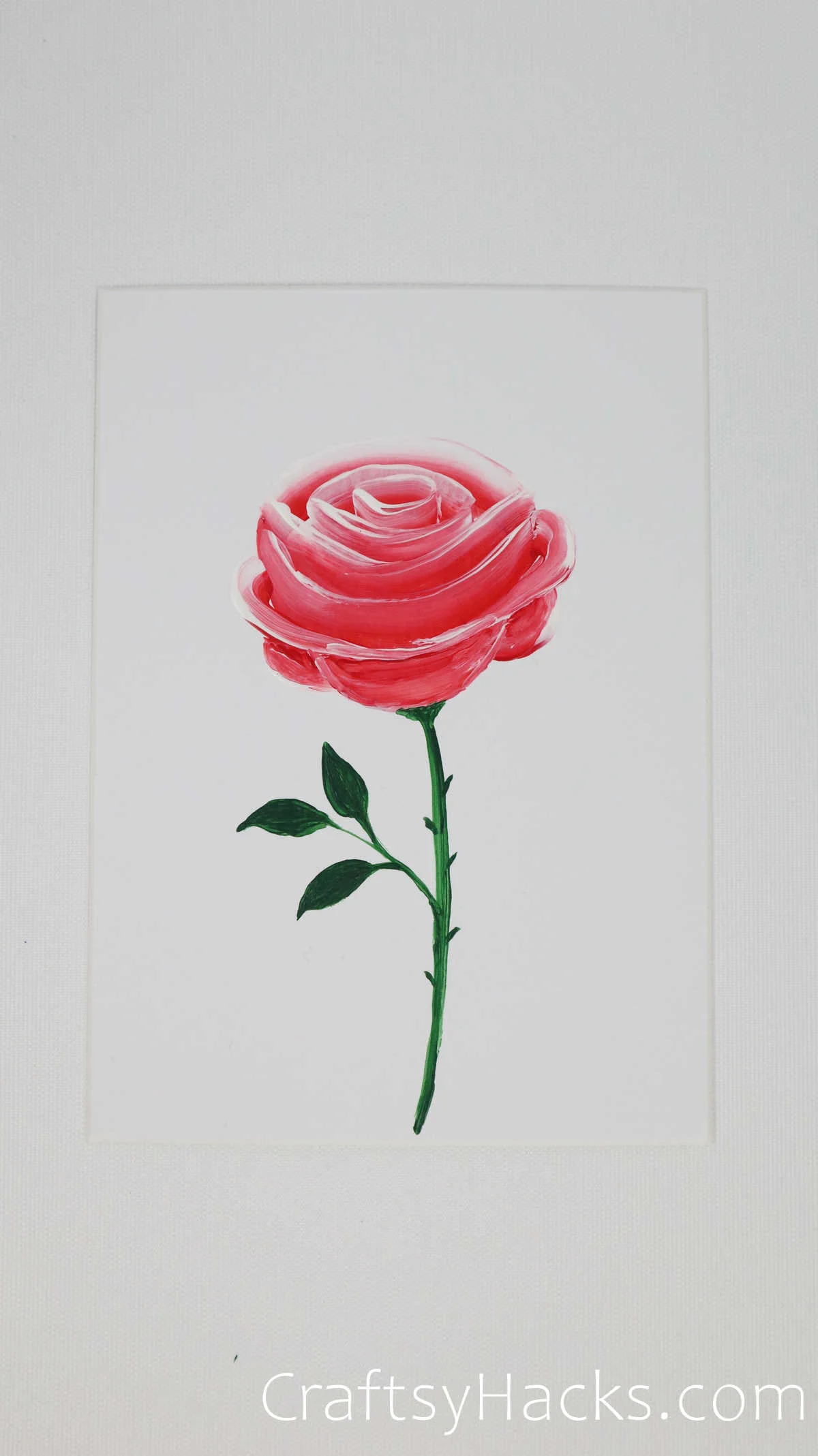 rose painting